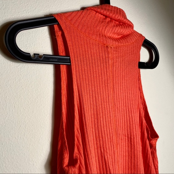 Free People | turtleneck tank orange lightweight - Picture 5 of 8